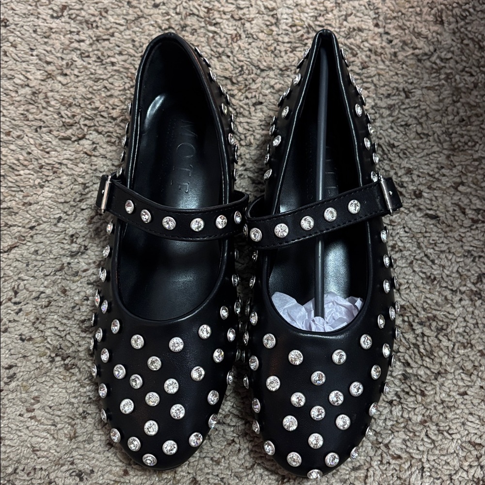 Studded Ballerina Flats - Picture 2 of 4